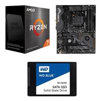  AMD Ryzen 7 5800X, ASUS X570 TUF Gaming Plus WiFi, WD Blue 1TB 2.5" SSD, Computer Build Combo