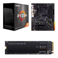  AMD Ryzen 9 5900X, ASUS X570-Pro TUF Gaming WiFi, WD Blue 1TB 2.5" SSD, Computer Build Combo