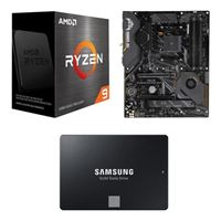  AMD Ryzen 9 5900X, ASUS X570 TUF Gaming Plus WiFi, Samsung 870 EVO 2TB 2.5" SSD, Computer Build Combo