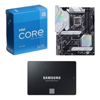  Intel Core i5-11600K, ASUS Z590-A Prime, Samsung 870 EVO 2TB 2.5" SSD, Computer Build Combo