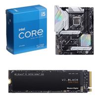  Intel Core i5-11600K, ASUS Z590-A Prime, WD Black SN750 1TB M.2 NVMe, Computer Build Combo