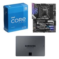  Intel Core i5-11600K, MSI Z590 MPG Gaming Carbon WiFi, Samsung 870 QVO 2TB 2.5" SSD, Computer Build Combo