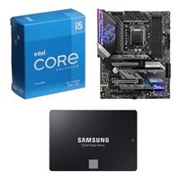  Intel Core i5-11600K, MSI Z590 MPG Gaming Carbon WiFi, Samsung 870 EVO 2TB 2.5" SSD, Computer Build Combo