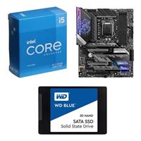  Intel Core i5-11600K, MSI Z590 MPG Gaming Carbon WiFi, WD Blue 1TB 2.5" SSD, Computer Build Combo