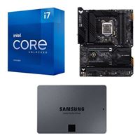  Intel Core i7-11700K, ASUS Z590-PLUS TUF Gaming WiFi, Samsung 870 QVO 2TB 2.5" SSD, Computer Build Combo