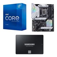  Intel Core i7-11700K, ASUS Z590-A Prime, Samsung 870 EVO 2TB 2.5" SSD, Computer Build Combo