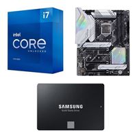  Intel Core i7-11700K, ASUS Z590-A Prime, Samsung 870 EVO 1TB 2.5" SSD, Computer Build Combo