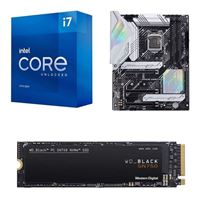  Intel Core i7-11700K, ASUS Z590-A Prime, WD Black SN750 1TB M.2 NVMe, Computer Build Combo