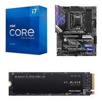  Intel Core i7-11700K, MSI Z590 MPG Gaming Carbon WiFi, WD Black SN750 1TB M.2 NVMe, Computer Build Combo