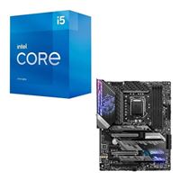  Intel Core i5-11400 with Intel Stock Cooler, MSI Z590 MPG Gaming Carbon WiFi, CPU / Motherboard Combo
