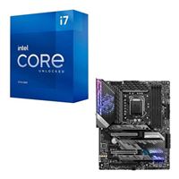  Intel Core i7-11700K, MSI Z590 MPG Gaming Carbon WiFi, CPU / Motherboard Combo