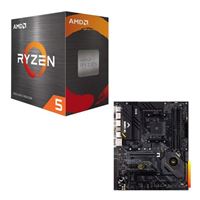  AMD Ryzen 5 5600 with Wraith Stealth Cooler, ASUS X570-Pro TUF Gaming WiFi, CPU / Motherboard Combo