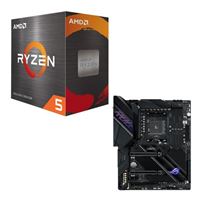 AMD Ryzen 5 5600 with Wraith Stealth Cooler, ASUS X570 ROG
