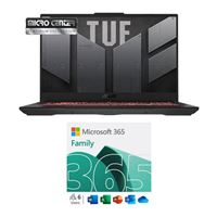  ASUS TUF Gaming A17 FA707RE MS73 Platinum Collection bundled with Microsoft 365 Family - 12 Month Subscription for up to 6 People