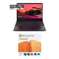  Lenovo IdeaPad Gaming 3 Platinum Collection bundled with Microsoft 365 Personal - 12 Month Subscription for 1 Person