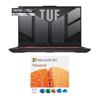  ASUS TUF Gaming A17 FA707RE MS73 Platinum Collection bundled with Microsoft 365 Personal - 12 Month Subscription for 1 Person