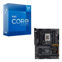  Intel Core i7-12700K, ASUS Z690 Plus TUF Gaming WiFi DDR4, CPU / Motherboard Combo