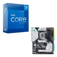  Intel Core i7-12700K, ASRock Z690 Steel Legend WiFi 6E DDR4, CPU / Motherboard Combo