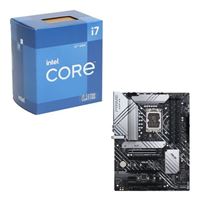  Intel Core i7-12700 with Intel Stock Cooler, ASUS Z690-P Prime WiFi DDR4, CPU / Motherboard Combo