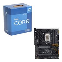  Intel Core i7-12700 with Intel Stock Cooler, ASUS Z690 Plus TUF Gaming WiFi DDR4, CPU / Motherboard Combo