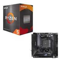  AMD Ryzen 5 5600 with Wraith Stealth Cooler, ASUS B550-I ROG Strix, CPU / Motherboard Combo