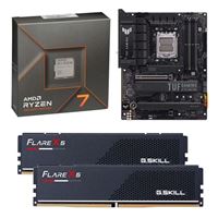  AMD Ryzen 7 7700X, ASUS X670E-Plus TUF Gaming WiFi, G.Skill Flare X5 Series 32GB DDR5-6000 Kit, Computer Build Combo