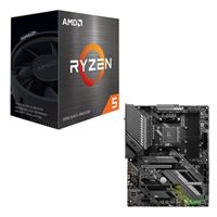  AMD Ryzen 5 5600 with Wraith Stealth Cooler, MSI X570S MAG Tomahawk Max WiFi, CPU / Motherboard Combo