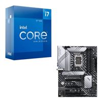  Intel Core i7-12700K, ASUS Z690-P Prime WiFi DDR5, CPU / Motherboard Combo