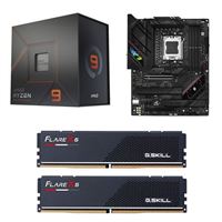 AMD Ryzen 9 7900X, ASUS B650E-F ROG Strix Gaming WiFi, G.Skill Flare X5 Series 32GB DDR5-6000 Kit, Computer Build Combo