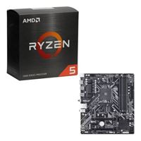 AMD Ryzen 5 5600X, Gigabyte B450M DS3H WiFi, CPU / Motherboard Combo
