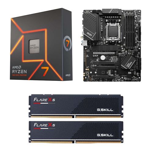 AMD Ryzen 7 7700X, MSI B650-P Pro WiFi, G.Skill Flare X5 Series