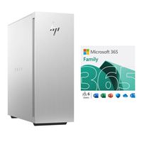  HP Envy TE02-0030 Gaming PC bundled with Microsoft 365 Family - 12 Month Subscription, Up to 6 People, Auto Renewal