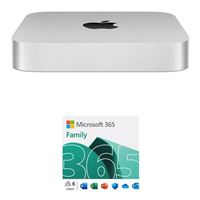  Apple Mac mini MNH73LLA bundled with Microsoft 365 Family - 12 Month Subscription, Up to 6 People, Auto Renewal