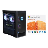  Lenovo Legion Tower 5i Gaming PC bundled with Microsoft 365 Personal - 12 Month Subscription, 1 Person, Auto Renewal