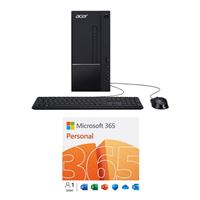  Acer Aspire TC-1770-UR12 Desktop bundled with Microsoft 365 Personal - 12 Month Subscription, 1 Person, Auto Renewal