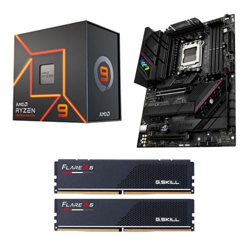 AMD Ryzen 9 7900X, ASUS B650E-F ROG Strix Gaming WiFi, G.Skill