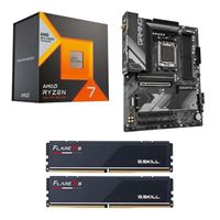  AMD Ryzen 7 7800X3D, Gigabyte B650 Gaming X AX, G.Skill Flare X5 Series 32GB DDR5-6000 Kit, Computer Build Bundle
