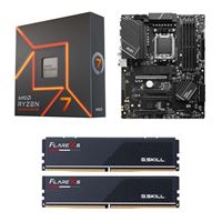  AMD Ryzen 7 7700X, MSI B650-P Pro WiFi, G.Skill Flare X5 Series 32GB DDR5-6000 Kit, Computer Build Bundle