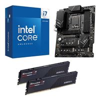  Intel Core i7-14700K, MSI Z790-P Pro WiFi, G.Skill Ripjaws S5 32GB Kit DDR5 6000, Computer Build Bundle