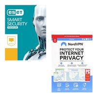  ESET Smart Security Premium 1 Device 3 Year Subscription Bundled with NordVPN 3 Year Subscription