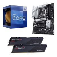  Intel Core i9-12900K, ASUS Z790-P Prime WiFi DDR5, G.Skill Ripjaws S5 32GB Kit DDR5 6000, Computer Build Bundle