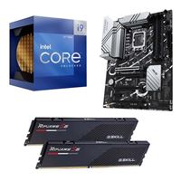  Intel Core i9-12900K, ASUS Z790-V Prime AX DDR5, G.Skill Ripjaws S5 32GB Kit DDR5 6000, Computer Build Bundle