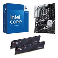  Intel Core i7-14700K, ASUS Z790 Gaming WiFi7, G.Skill Ripjaws S5 32GB Kit DDR5 6000, Computer Build Bundle