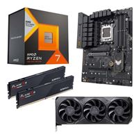  AMD Ryzen 7 7800X3D, ASUS B650-E TUF Gaming, G.Skill Flare X5 Series 48GB DDR5 5200 Kit, AMD Radeon RX 7900 XT, Computer Build Bundle