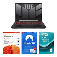  ASUS TUF A15 FA507NV-EH74, Bundled with 12 Month Subscriptions of Microsoft 365 Personal AR, ESET Home Security Essential, and NordVPN