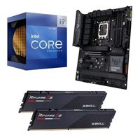  Intel Core i9-12900K, ASUS Z790-Plus TUF Gaming WiFi D5, G.Skill Ripjaws S5 32GB Kit DDR5 6000, Computer Build Bundle