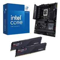  Intel Core i7-14700K, ASUS Z790-Plus TUF Gaming WiFi D5, G.Skill Ripjaws S5 32GB Kit DDR5 6000, Computer Build Bundle