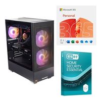  PowerSpec G752 Gaming PC, Bundled with a 12 Month Subscription of Microsoft 365 Personal AR, and ESET Home Security Essential 3Y 1D