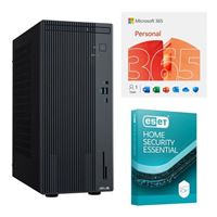  Asus V500 Mini Tower Desktop, Bundled with a 12 Month Subscription of Microsoft 365 Personal AR, and ESET Home Security Essential 3Y 1D