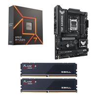  AMD Ryzen 7 7700X, ASUS B850-PLUS TUF Gaming WiFi AM5, G.Skill Flare X5 Series 32GB DDR5-6000 Kit, Computer Build Bundle